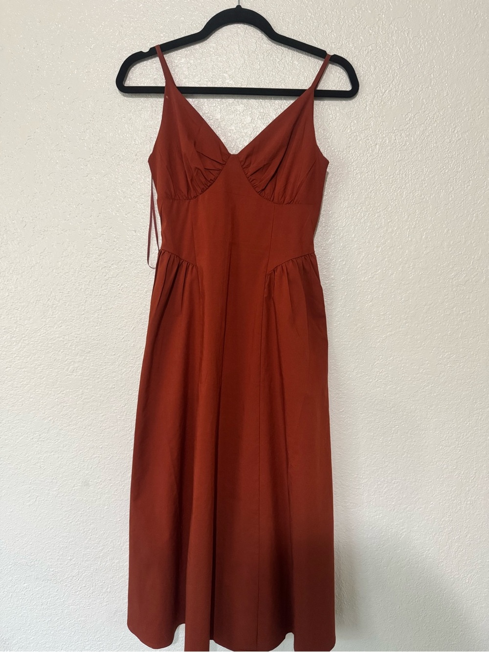 Express Rusty Orange Dress